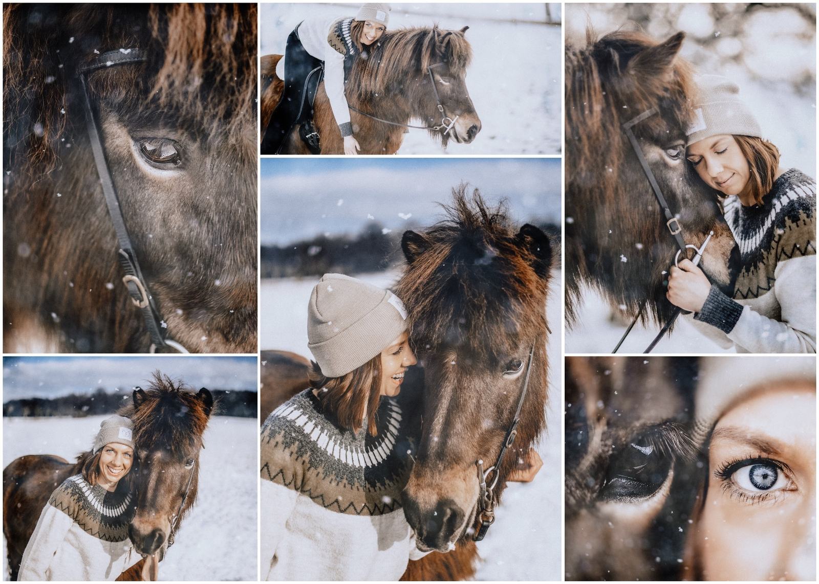 Winter-Shooting mit Pferd