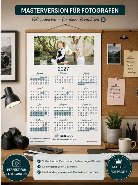 A4-Kalender-Designer: Freeversion und Masterversion im Vergleich