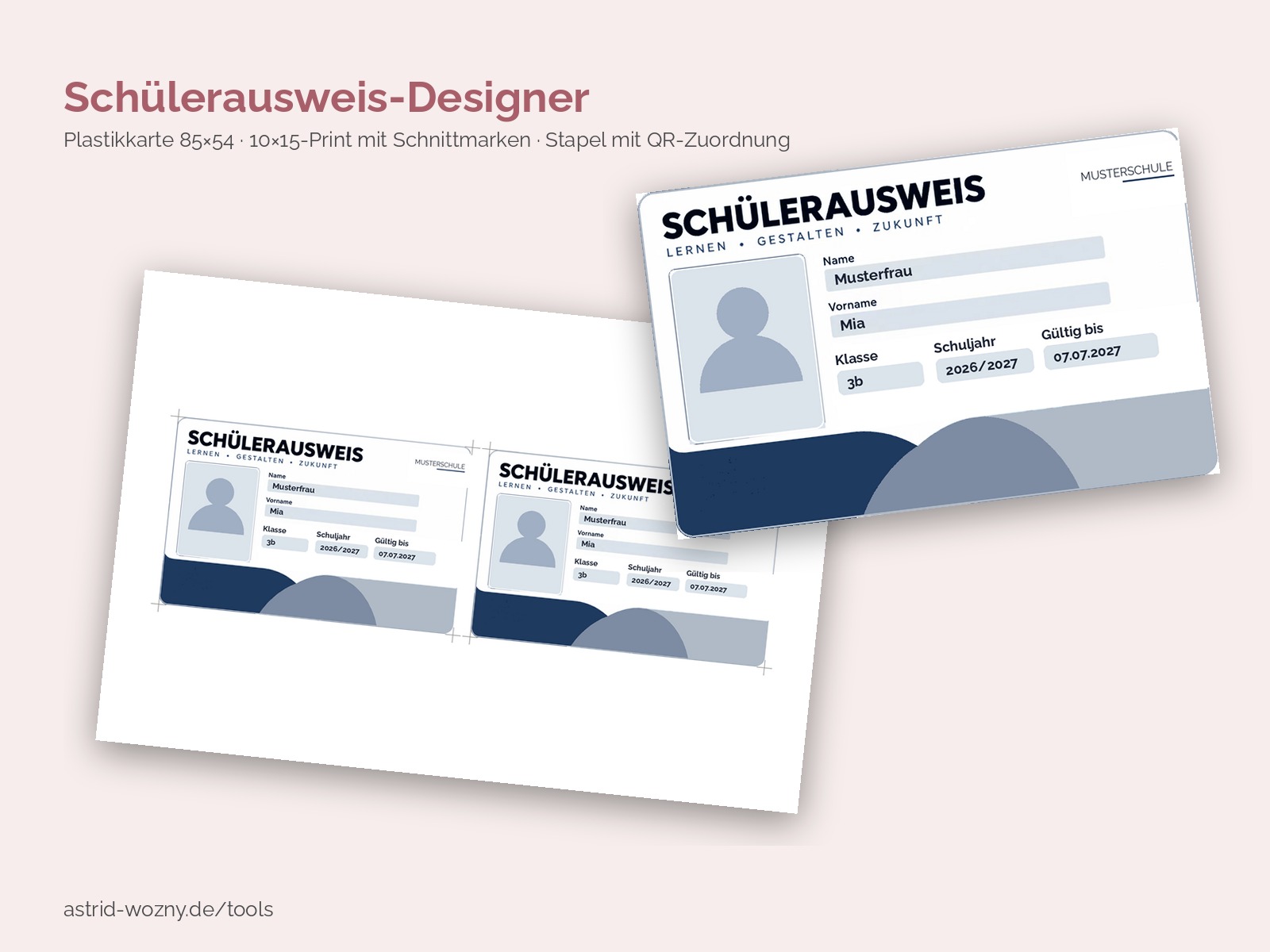Schülerausweis-Designer